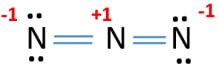 azide ion N3- lewis structure